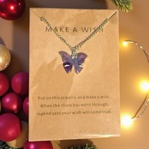 Make A Wish Butterfly Necklace